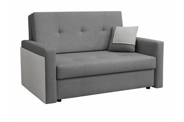 Denegal 2-sits liten bäddsoffa i Tyg - Grå - Möbler - Soffa - Bäddsoffa - 2 sits bäddsoffa