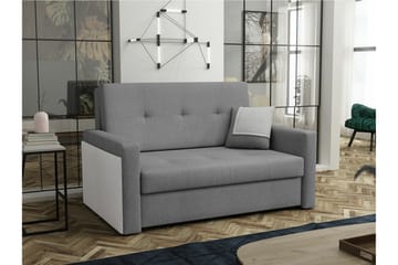 Denegal 2-sits liten bäddsoffa i Tyg - Grå - Möbler - Soffa - Bäddsoffa - 2 sits bäddsoffa