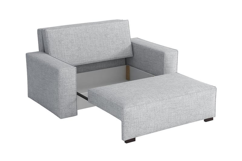 Denegal 2-sits liten bäddsoffa i Tyg - Grå - Möbler - Soffa - Bäddsoffa - 2 sits bäddsoffa
