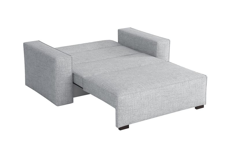 Denegal 2-sits liten bäddsoffa i Tyg - Grå - Möbler - Soffa - Bäddsoffa - 2 sits bäddsoffa