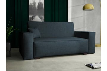 Denegal 2-sits liten bäddsoffa i Tyg - Grå - Möbler - Soffa - Bäddsoffa - 2 sits bäddsoffa