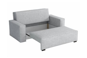 Denegal 2-sits liten bäddsoffa i Tyg - Grå - Möbler - Soffa - Bäddsoffa - 2 sits bäddsoffa