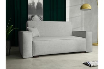 Denegal 2-sits liten bäddsoffa i Tyg - Grå - Möbler - Soffa - Bäddsoffa - 2 sits bäddsoffa