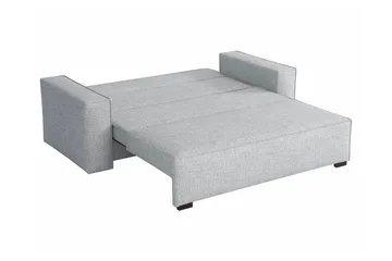 Denegal 2-sits liten bäddsoffa i Tyg - Grå - Möbler - Soffa - Bäddsoffa - 2 sits bäddsoffa