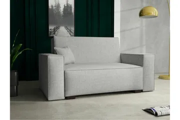 Denegal 2-sits liten bäddsoffa i Tyg - Grå - Möbler - Soffa - Bäddsoffa - 2 sits bäddsoffa