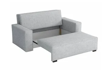 Denegal 2-sits liten bäddsoffa i Tyg - Grå - Möbler - Soffa - Bäddsoffa - 2 sits bäddsoffa