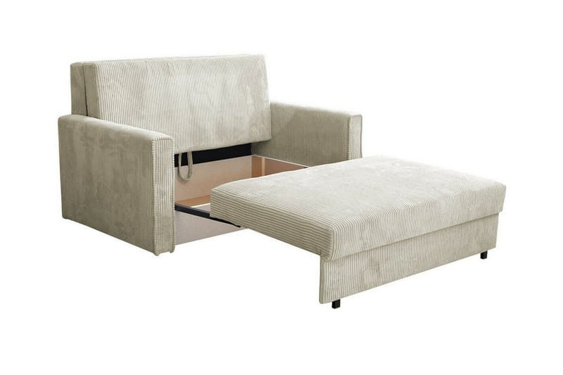 Denegal 2-sits liten bäddsoffa i Tyg - Grön - Möbler - Soffa - Bäddsoffa - 2 sits bäddsoffa