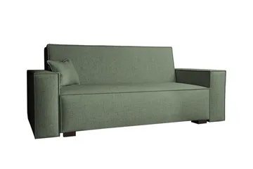 Denegal 2-sits liten bäddsoffa i Tyg - Grön - Möbler - Soffa - Bäddsoffa - 2 sits bäddsoffa