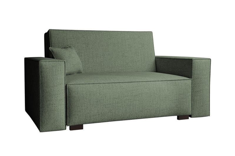 Denegal 2-sits liten bäddsoffa i Tyg, Grön