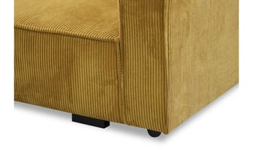 Denegal 2-sits liten bäddsoffa i Tyg - Gul - Möbler - Soffa - Bäddsoffa - 2 sits bäddsoffa