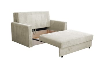 Denegal 2-sits liten bäddsoffa i Tyg - Gul - Möbler - Soffa - Bäddsoffa - 2 sits bäddsoffa