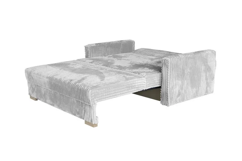 Denegal 2-sits liten bäddsoffa i Plysch - Beige - Möbler - Soffa - Bäddsoffa - 2 sits bäddsoffa