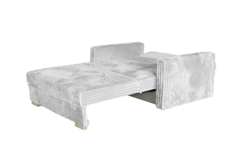 Denegal 2-sits liten bäddsoffa i Plysch - Grå - Möbler - Soffa - Bäddsoffa - 2 sits bäddsoffa