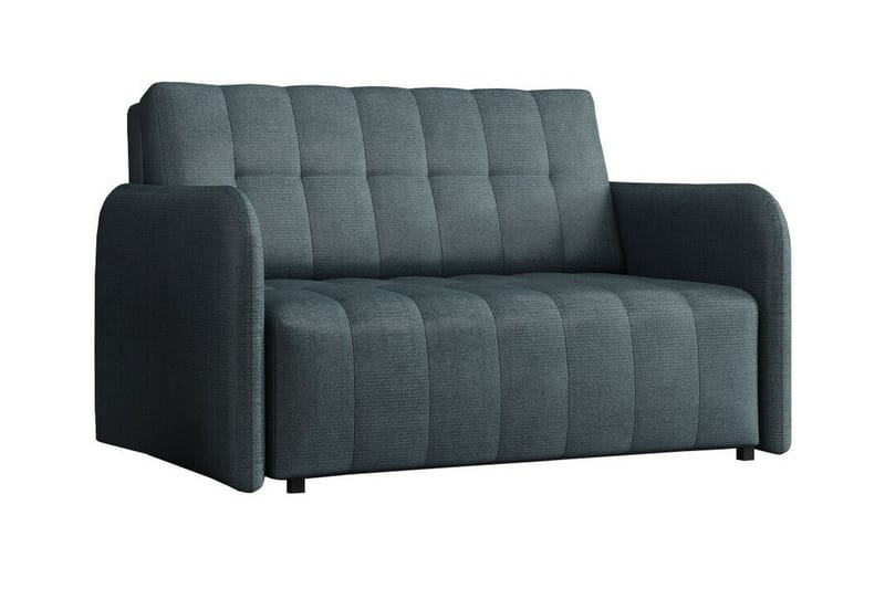 Denegal 2-sits liten bäddsoffa i Plysch, Grå