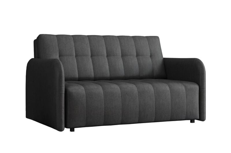 Denegal 2-sits liten bäddsoffa i Plysch, Grå