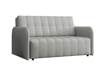 Denegal 2-sits liten bäddsoffa i Plysch - Grå - Möbler - Soffa - Bäddsoffa - 2 sits bäddsoffa