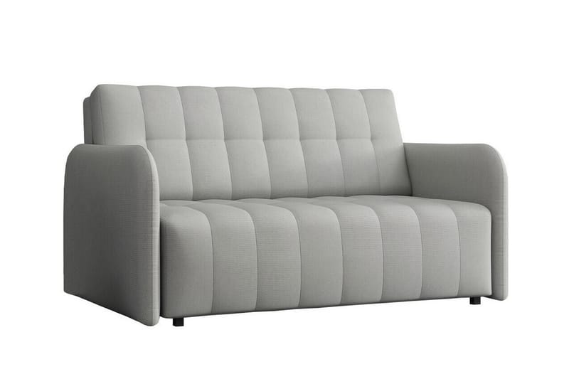 Denegal 2-sits liten bäddsoffa i Plysch, Grå