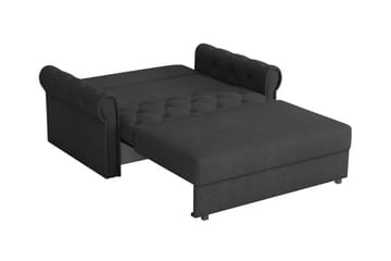 Denegal 2-sits liten bäddsoffa i Plysch - Grå - Möbler - Soffa - Bäddsoffa - 2 sits bäddsoffa