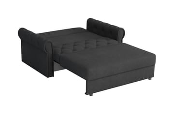 Denegal 2-sits liten bäddsoffa i Plysch - Grön - Möbler - Soffa - Bäddsoffa - 2 sits bäddsoffa