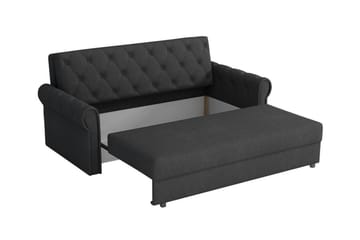 Denegal 2-sits liten bäddsoffa i Plysch - Blå - Möbler - Soffa - Bäddsoffa - 2 sits bäddsoffa