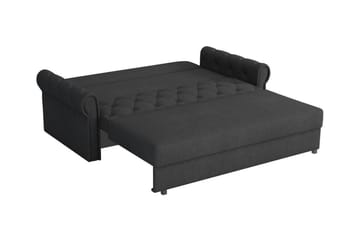 Denegal 2-sits liten bäddsoffa i Plysch - Blå - Möbler - Soffa - Bäddsoffa - 2 sits bäddsoffa
