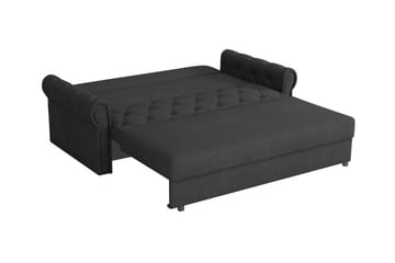 Denegal 2-sits liten bäddsoffa i Plysch - Grön - Möbler - Soffa - Bäddsoffa - 2 sits bäddsoffa