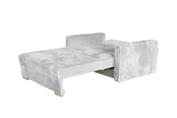 Denegal 2-sits liten bäddsoffa i Plysch - Beige - Möbler - Soffa - Bäddsoffa - 2 sits bäddsoffa