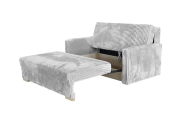 Denegal 2-sits liten bäddsoffa i Plysch - Beige - Möbler - Soffa - Bäddsoffa - 2 sits bäddsoffa