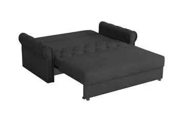 Denegal 2-sits liten bäddsoffa i Plysch - Grön - Möbler - Soffa - Bäddsoffa - 2 sits bäddsoffa