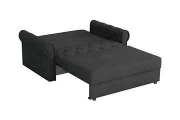 Denegal 2-sits liten bäddsoffa i Plysch - Grön - Möbler - Soffa - Bäddsoffa - 2 sits bäddsoffa