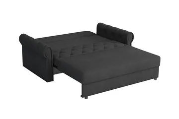 Denegal 2-sits liten bäddsoffa i Plysch - Blå - Möbler - Soffa - Bäddsoffa - 2 sits bäddsoffa