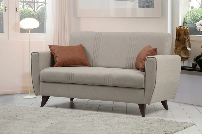 Dewan Bäddsoffa 2-sits - Beige - Möbler - Soffa - Bäddsoffa - 2 sits bäddsoffa