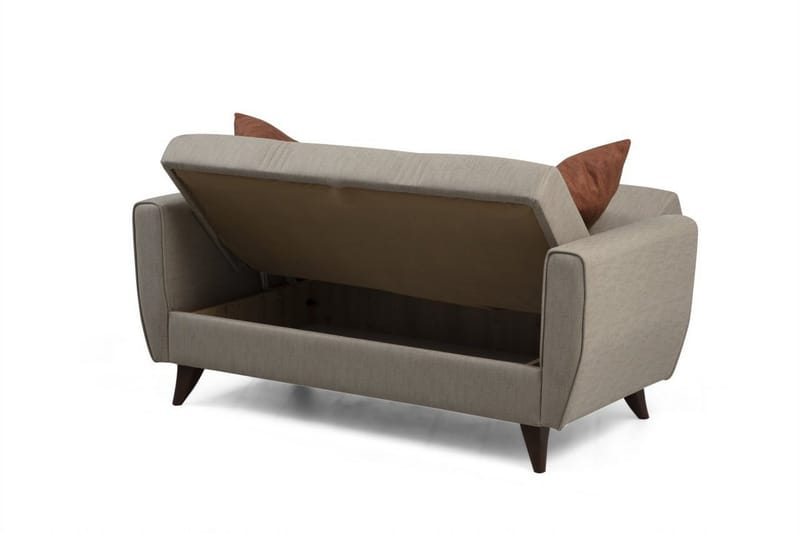 Dewan Bäddsoffa 2-sits - Beige - Möbler - Soffa - Bäddsoffa - 2 sits bäddsoffa