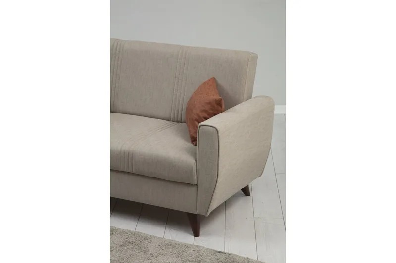 Dewan Bäddsoffa 2-sits - Beige - Möbler - Soffa - Bäddsoffa - 2 sits bäddsoffa