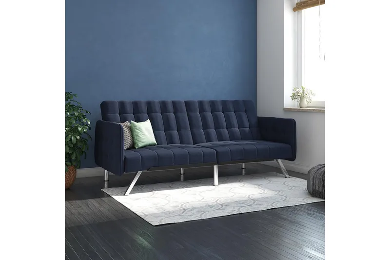 Emily Bäddsoffa Marinblå - Dorel Home - Möbler - Soffa - Bäddsoffa - 2 sits bäddsoffa