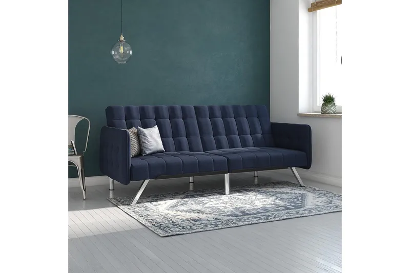 Emily Bäddsoffa Marinblå - Dorel Home - Möbler - Soffa - Bäddsoffa - 2 sits bäddsoffa