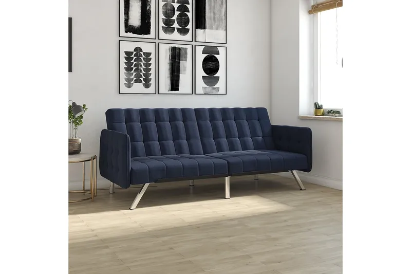 Emily Bäddsoffa Marinblå - Dorel Home - Möbler - Soffa - Bäddsoffa - 2 sits bäddsoffa