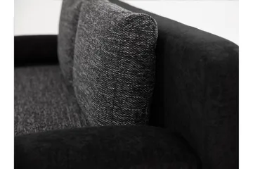 Emma Bäddsoffa 200x94x76 cm - Svart/Grå - Möbler - Soffa - Bäddsoffa - 2 sits bäddsoffa