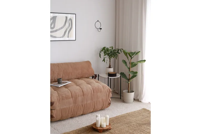 Foldy Bäddfåtölj Camel - Camel - Möbler - Soffa - Bäddsoffa - 2 sits bäddsoffa