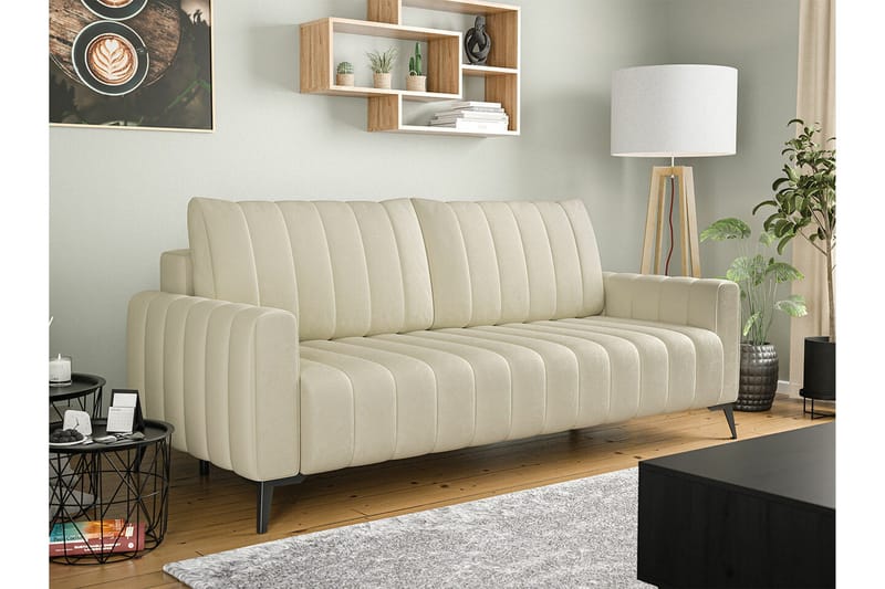 Graystone 2-sits Bäddsoffa NO_BRAND Beige/Light beige - Möbler - Soffa - Bäddsoffa - 2 sits bäddsoffa