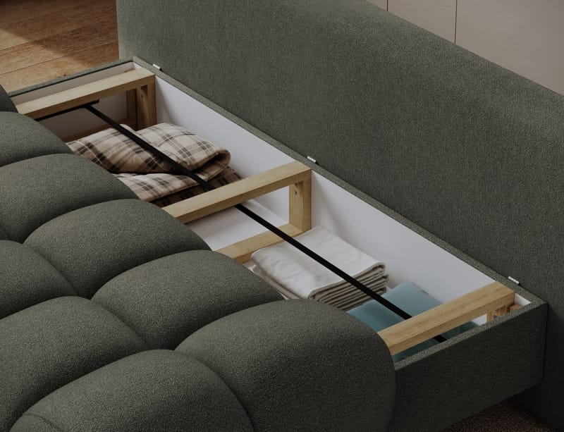 Guavio 2-sits Bubblig Bäddsoffa med förvaring - Xillar 100 - Möbler - Soffa - Bäddsoffa - 2 sits bäddsoffa