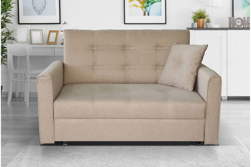 Hedensö Bäddsoffa - Beige - Möbler - Soffa - Bäddsoffa - 2 sits bäddsoffa
