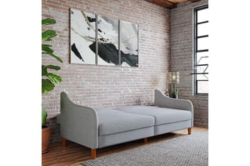 Jasper 2-sits Bäddsoffa Ljusgrå - Dorel Home - Möbler - Soffa - Bäddsoffa - 2 sits bäddsoffa