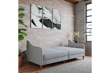 Jasper 2-sits Bäddsoffa Ljusgrå - Dorel Home - Möbler - Soffa - Bäddsoffa - 2 sits bäddsoffa