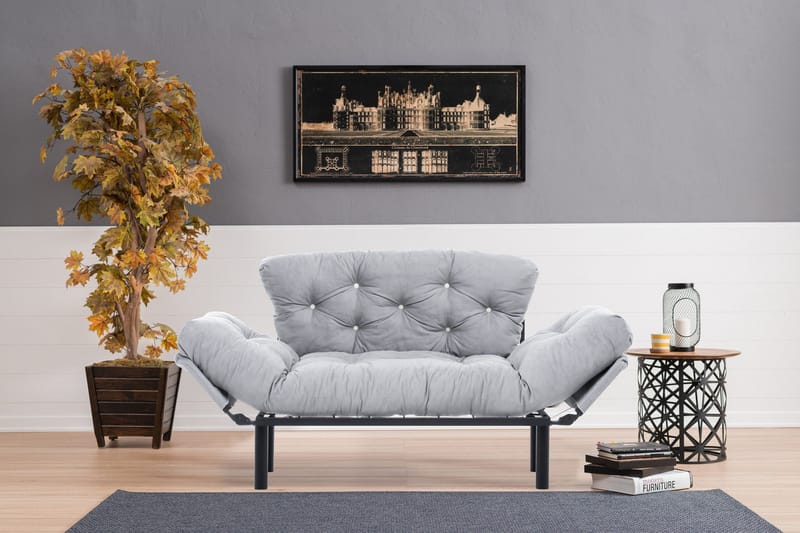 Jenica Bäddsoffa 2-sits - Grå - Möbler - Soffa - Bäddsoffa - 2 sits bäddsoffa