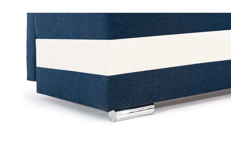 Karolez Bäddsoffa - Blå/Vit - Möbler - Soffa - Bäddsoffa - 2 sits bäddsoffa