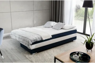 Karolez Bäddsoffa - Blå/Vit - Möbler - Soffa - Bäddsoffa - 2 sits bäddsoffa