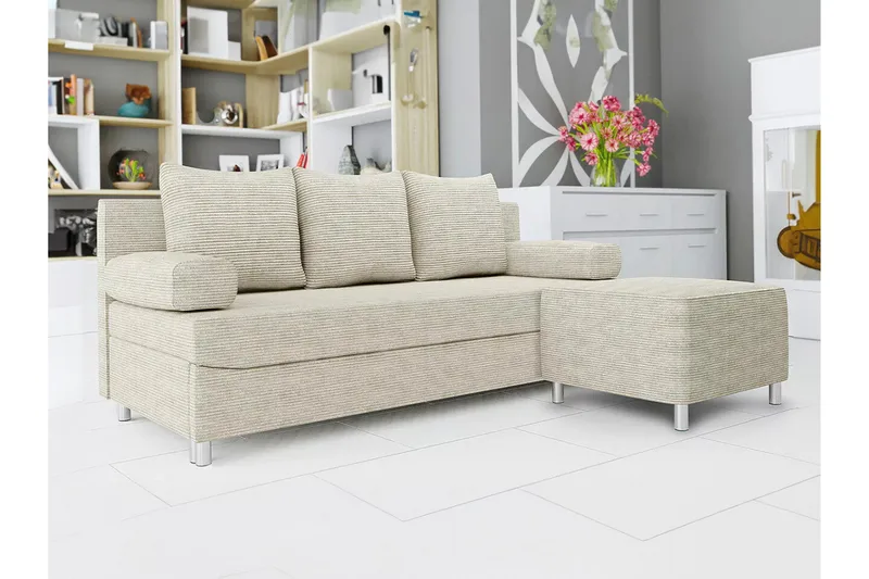 Kintore 2-sits Bäddsoffa beige - Möbler - Soffa - Bäddsoffa - 2 sits bäddsoffa