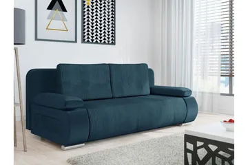 Kintore 2-sits Bäddsoffa NO_BRAND blue - Möbler - Soffa - Bäddsoffa - 2 sits bäddsoffa