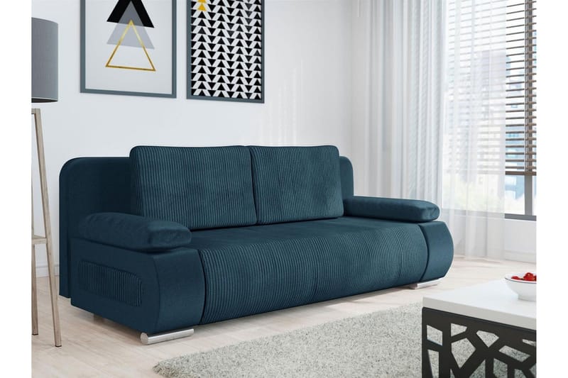 Kintore 2-sits Bäddsoffa NO_BRAND blue - Möbler - Soffa - Bäddsoffa - 2 sits bäddsoffa